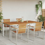 Esstisch Braun 180 x 90 x 75 cm Massivholz Akazie