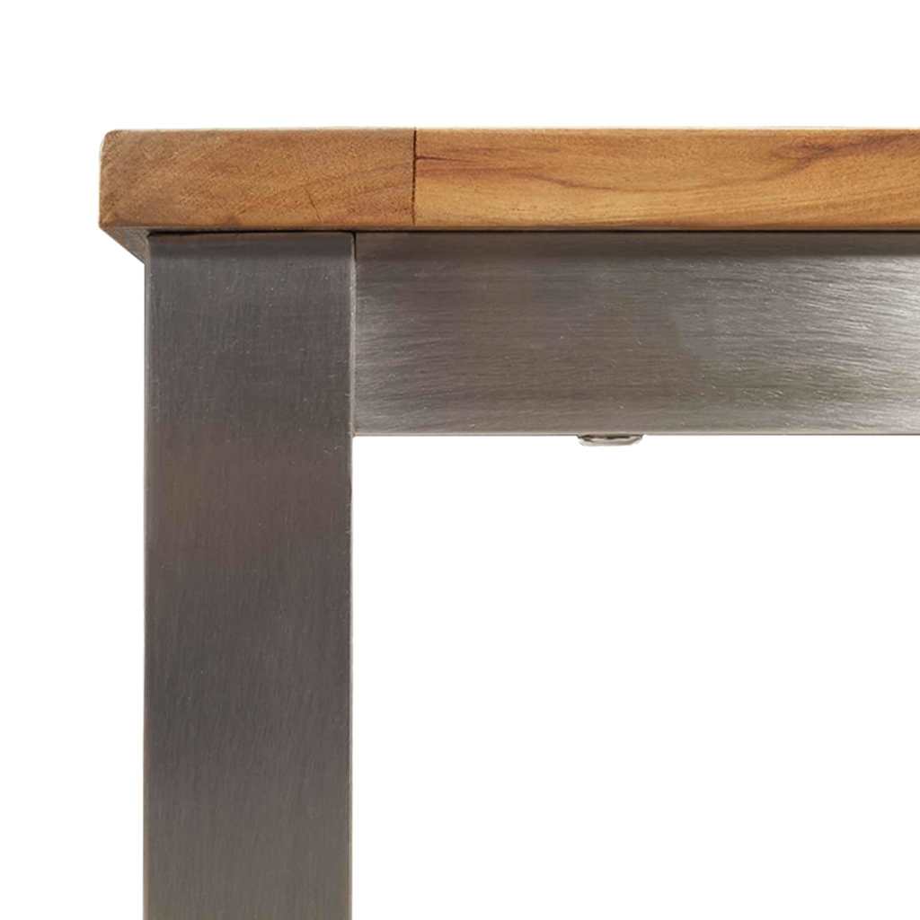 Esstisch Braun 200 x 90 x 75 cm Massivholz Teak
