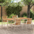 Esstisch Braun 200 x 90 x 75 cm Massivholz Teak
