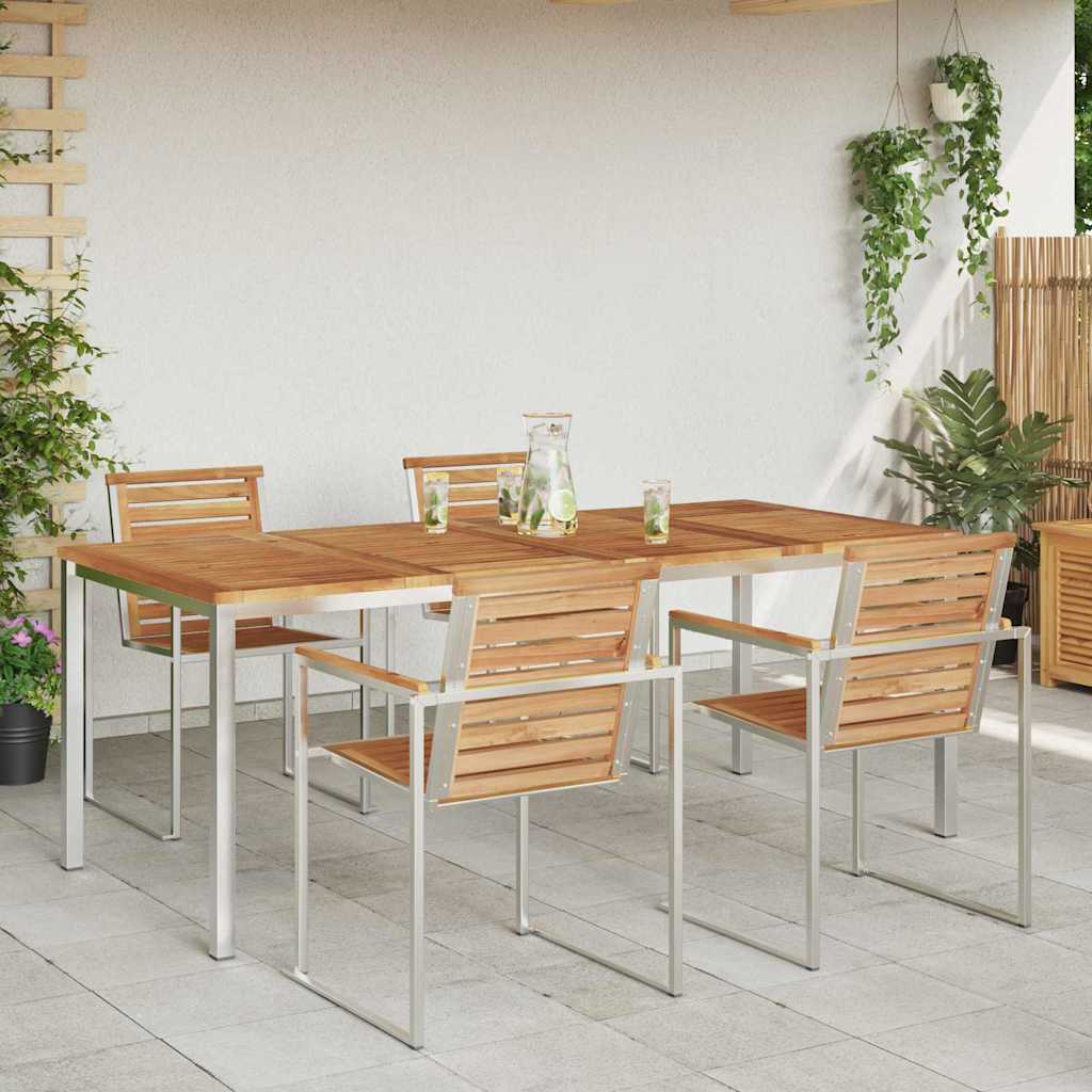 Esstisch Braun 200 x 90 x 75 cm Massivholz Teak