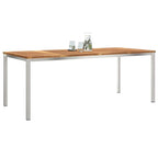 Esstisch Braun 200 x 90 x 75 cm Massivholz Teak