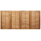 Esstisch Braun 200 x 90 x 75 cm Massivholz Teak