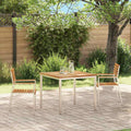 Gartenstuhl 2 pcs Öl-Natur 56 x 54,5 x 87 cm Massivholz Teak