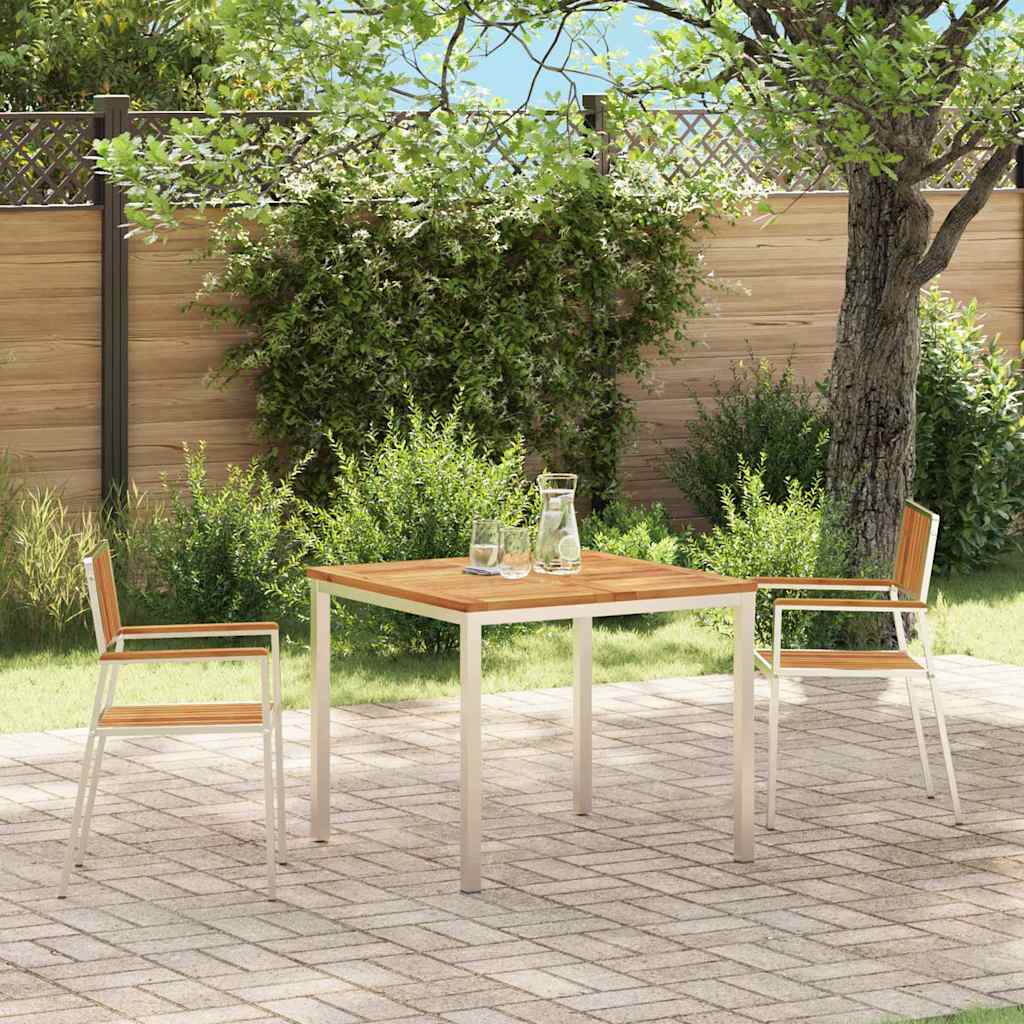 Gartenstuhl 2 pcs Braun 56 x 54,5 x 87 cm Massivholz Akazie