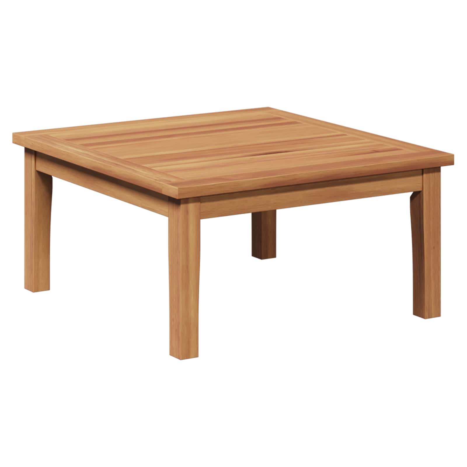 Gartenbank und Tischset 2 pcs Creme und Braun Massivholz Teak