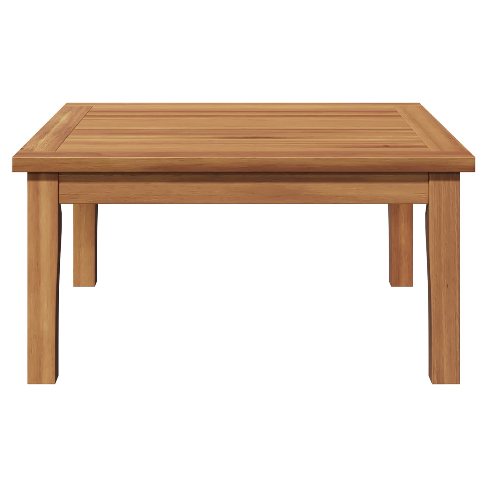 Gartentisch Braun Massivholz Teak