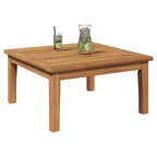 Gartentisch Braun Massivholz Teak