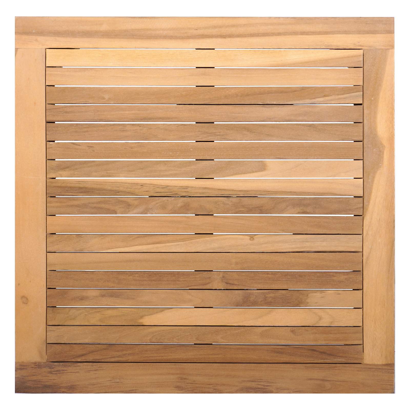 Gartentisch Braun Massivholz Teak