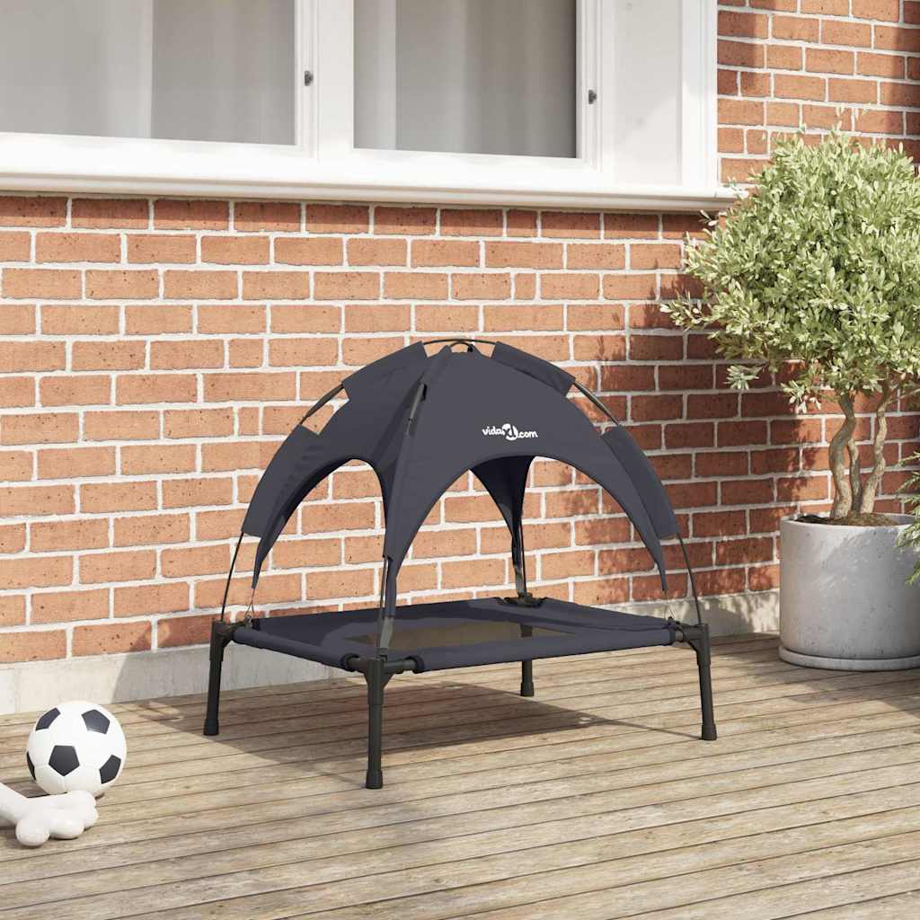 Hundebett Schwarz 62 x 48 x 61 cm Stahl