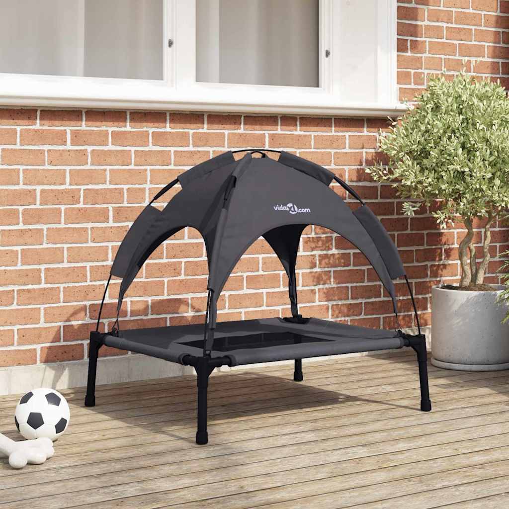 Hundebett Schwarz 76 x 62 x 70,5 cm Stahl