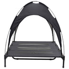 Hundebett Schwarz 122 x 93 x 106,5 cm Stahl