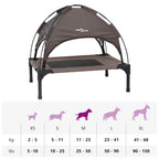 Hundebett Braun 76 x 62 x 70,5 cm Stahl