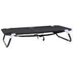 Hundebett Schwarz 90 x 55 x 18 cm Stahl