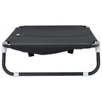 Hundebett Schwarz 90 x 55 x 18 cm Stahl