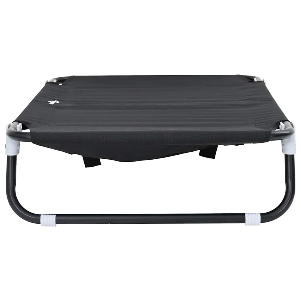 Hundebett Schwarz 90 x 55 x 18 cm Stahl