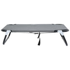 Hundebett Hellgrau 70 x 46 x 18 cm Stahl