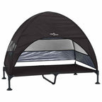 Hochgelegtes Hundebett Schwarz 127 x 81 x 108 cm
