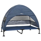 Hochgelegtes Hundebett Marineblau 127 x 81 x 108 cm