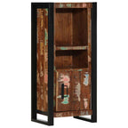Badezimmermöbel-Set mit Regal 3 pcs Massives upgecyceltes Holz
