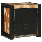 Badezimmermöbel-Set mit Regal 4 pcs Massives upgecyceltes Holz