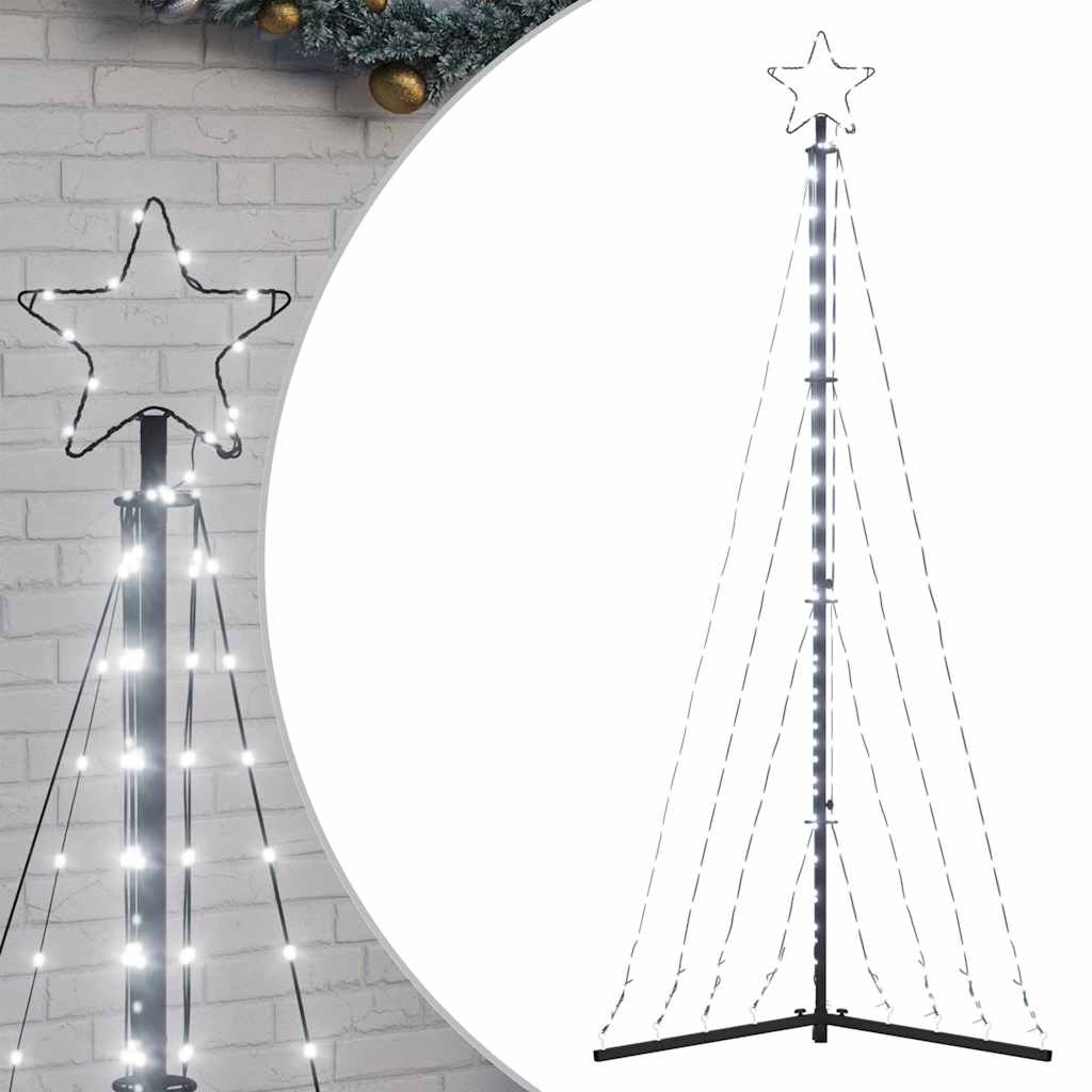 LED Weihnachtsbaum 339 LEDs Kaltweiß 182 cm