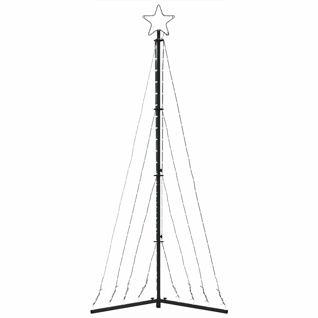 LED Weihnachtsbaum 339 LEDs Kaltweiß 182 cm