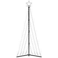 LED Weihnachtsbaum 339 LEDs Kaltweiß 182 cm