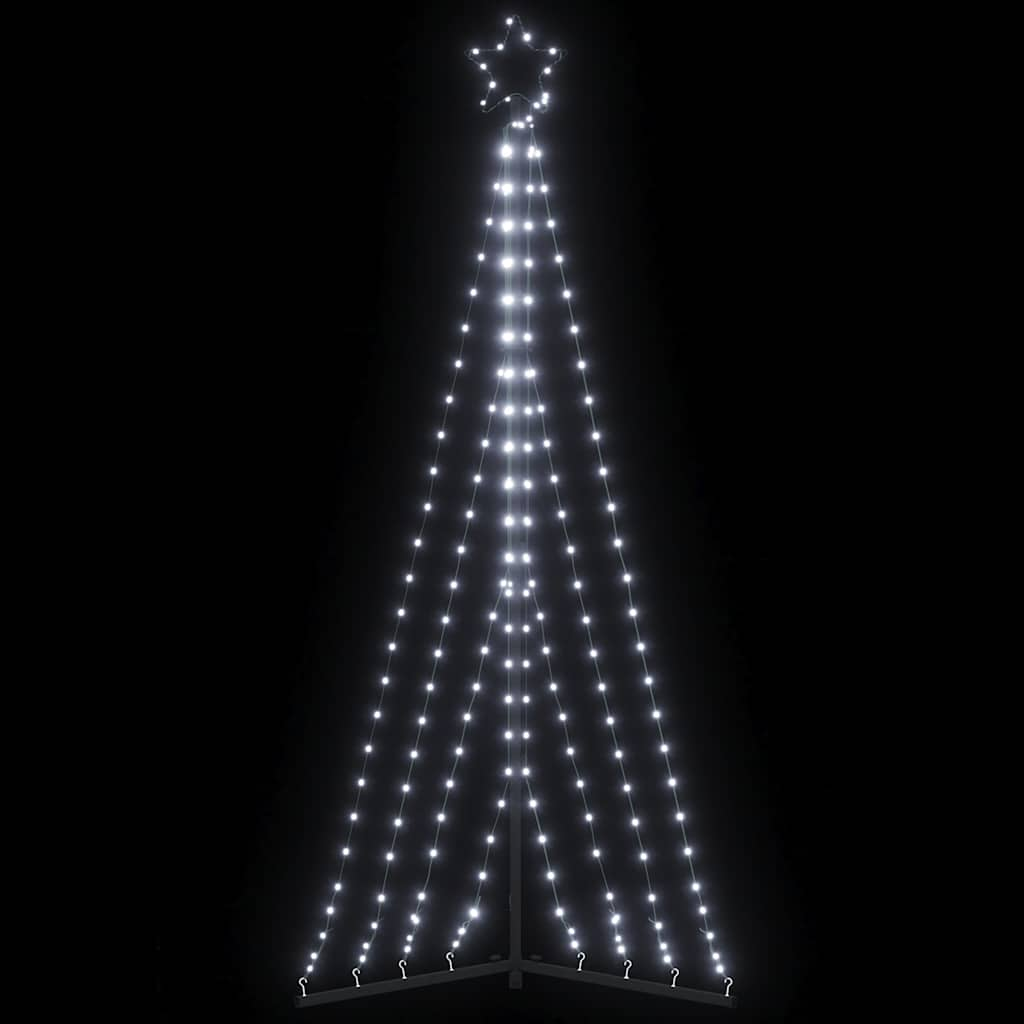 LED Weihnachtsbaum 339 LEDs Kaltweiß 182 cm