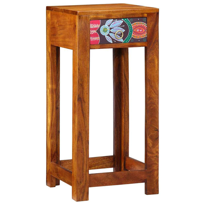 Telefontisch Braun 35 x 35 x 75 cm Massivholz Akazie