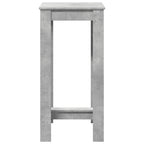 Bartisch Betongrau 51x50x103,5 cm Holzwerkstoff
