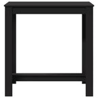 Bartisch Schwarz 102x50x103,5 cm Holzwerkstoff