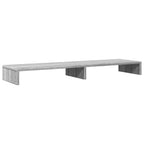 Monitorständer Grau Sonoma 100x27x10 cm Holzwerkstoff