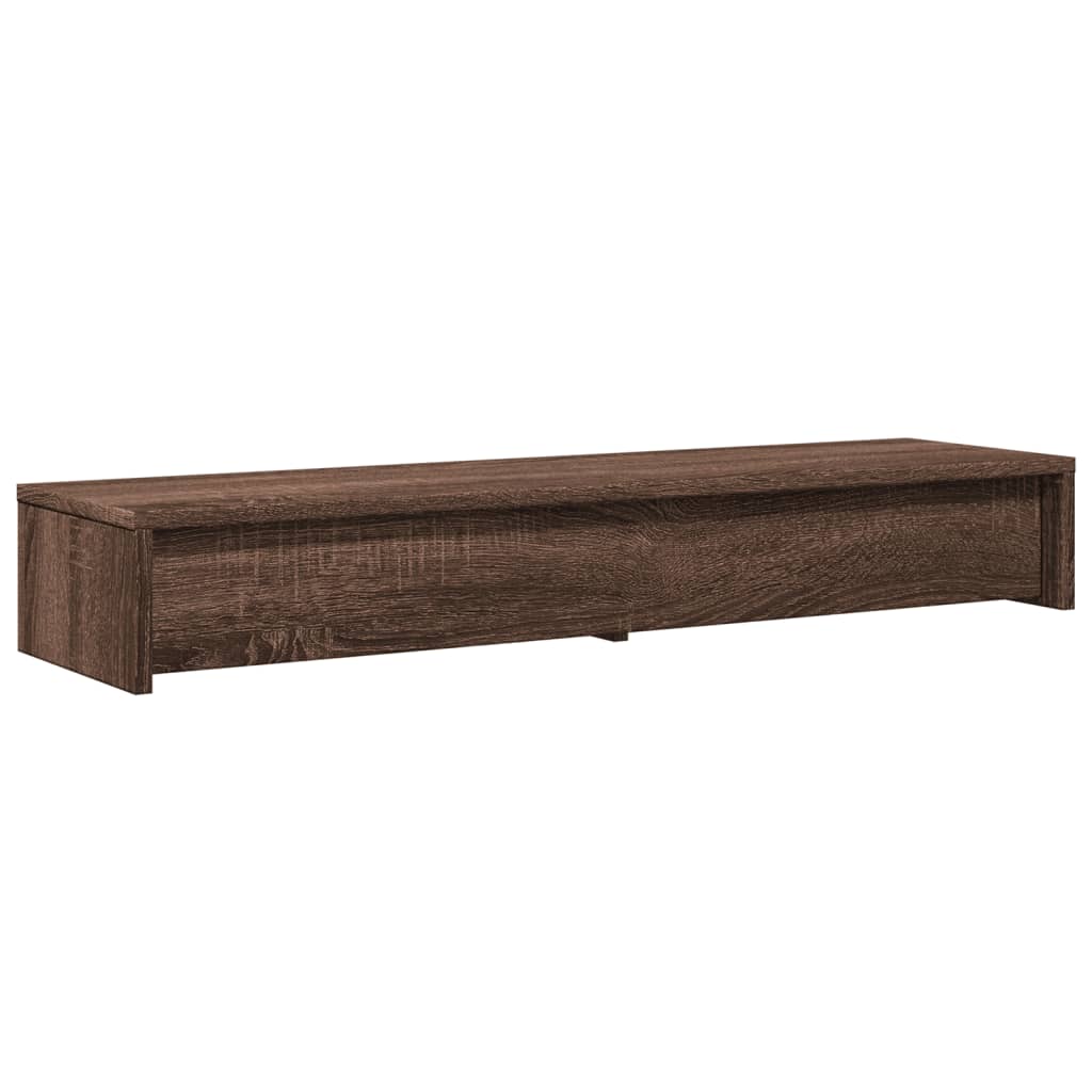 Monitorständer mit Schubladen Eichen-Optik 100x27x15 cm
