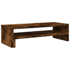Monitorständer Räuchereiche 54x22x15 cm Holzwerkstoff