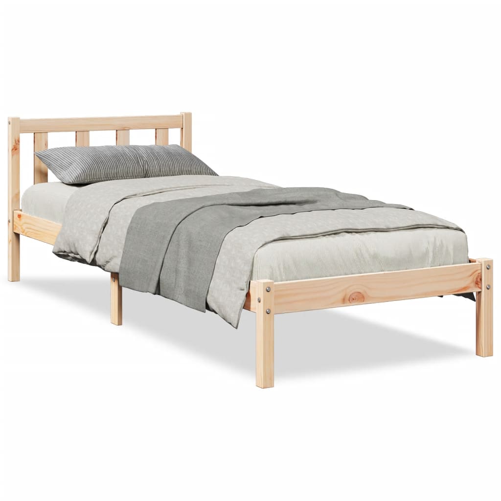 Massivholzbett Extra Lang ohne Matratze 100x220 cm Kiefernholz