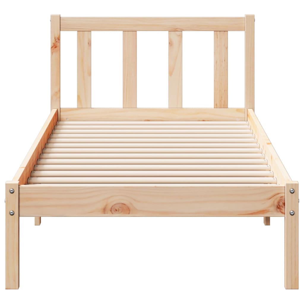 Massivholzbett Extra Lang ohne Matratze 100x220 cm Kiefernholz