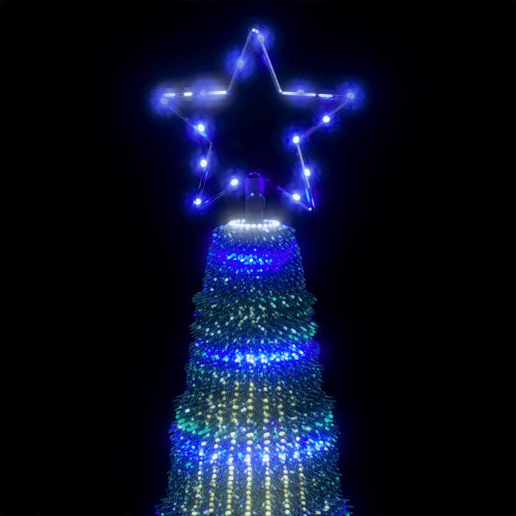 LED Weihnachtsbaum 475 LEDs Blau 247 cm