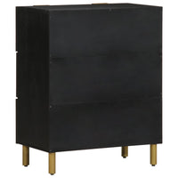 Sideboards 2 Stk. Schwarz 60x33x75 cm Holzwerkstoff