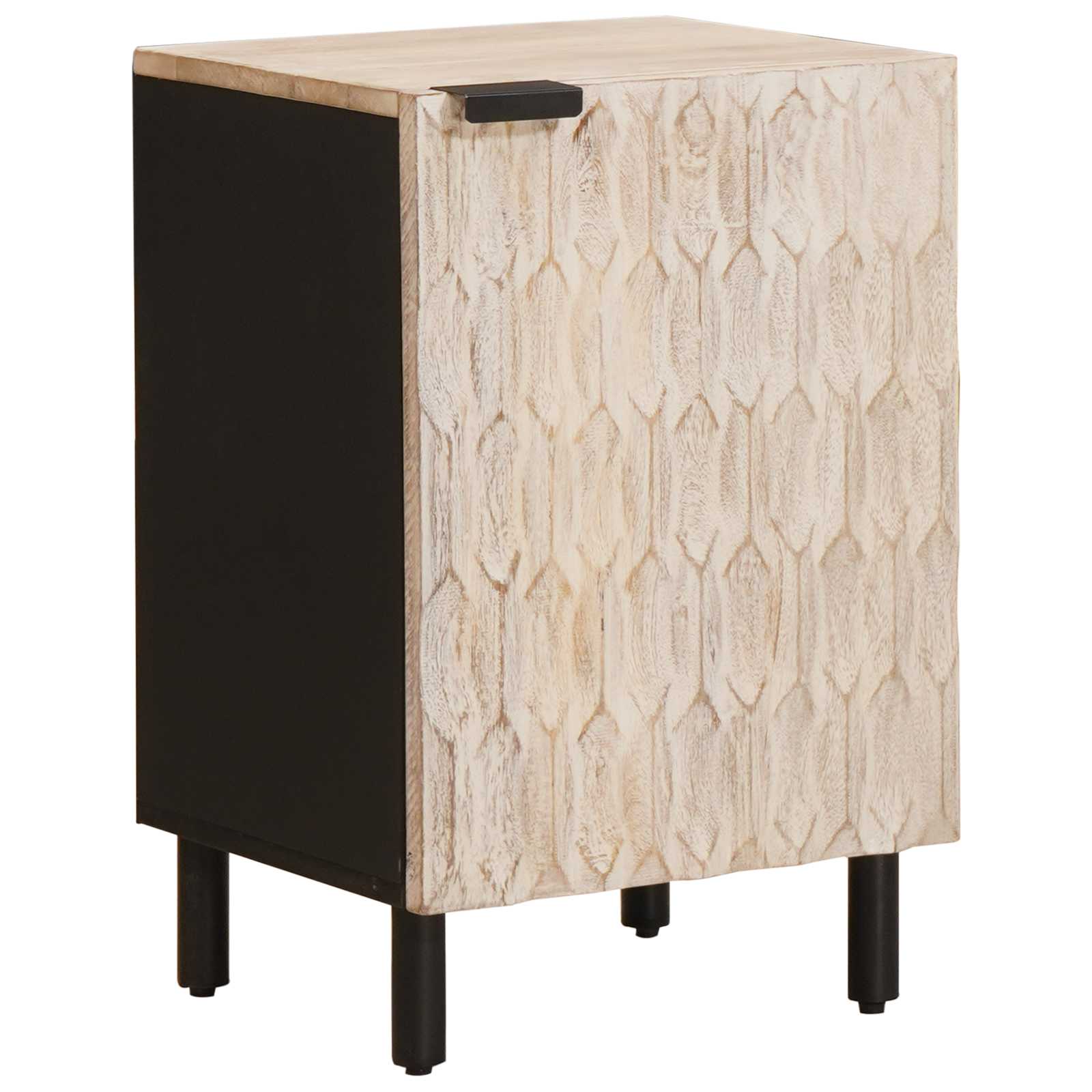 Badezimmer Sets mit Regal 4 pcs Weiße gewaschene Oberfläche