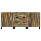 Badezimmermöbel-Set mit Schubladen 3 pcs Braun Holzwerkstoff