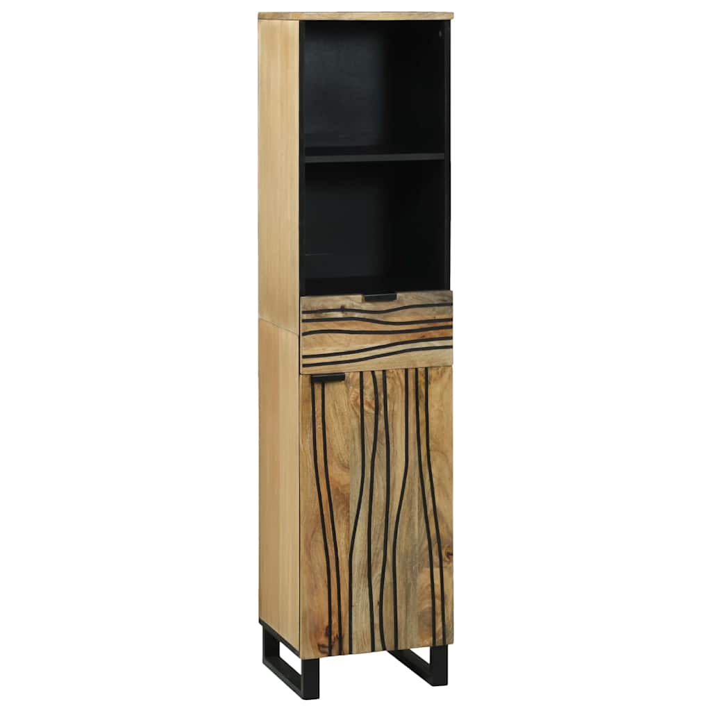 Badezimmermöbel-Set mit Schubladen 3 pcs Braun Holzwerkstoff