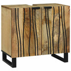 Badezimmermöbel-Set mit Schubladen 4 pcs Braun Holzwerkstoff