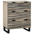 Badezimmermöbel-Set mit Schubladen 3 pcs Weiß Holzwerkstoff