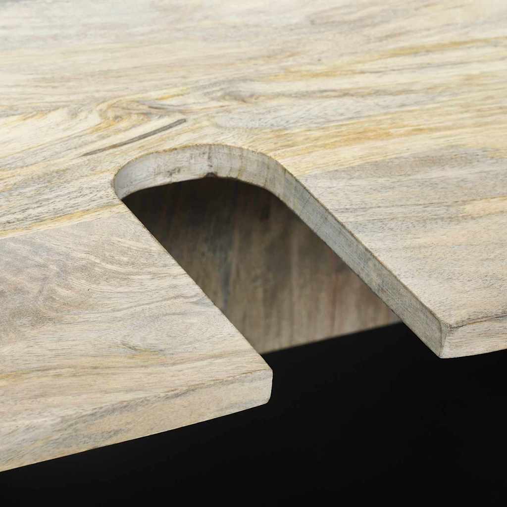 Badezimmermöbel-Set mit Schubladen 3 pcs Weiß Holzwerkstoff