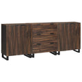 Badezimmermöbel-Set mit Schubladen 3 pcs Braun Holzwerkstoff