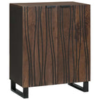 Badezimmermöbel-Set mit Schubladen 3 pcs Braun Holzwerkstoff