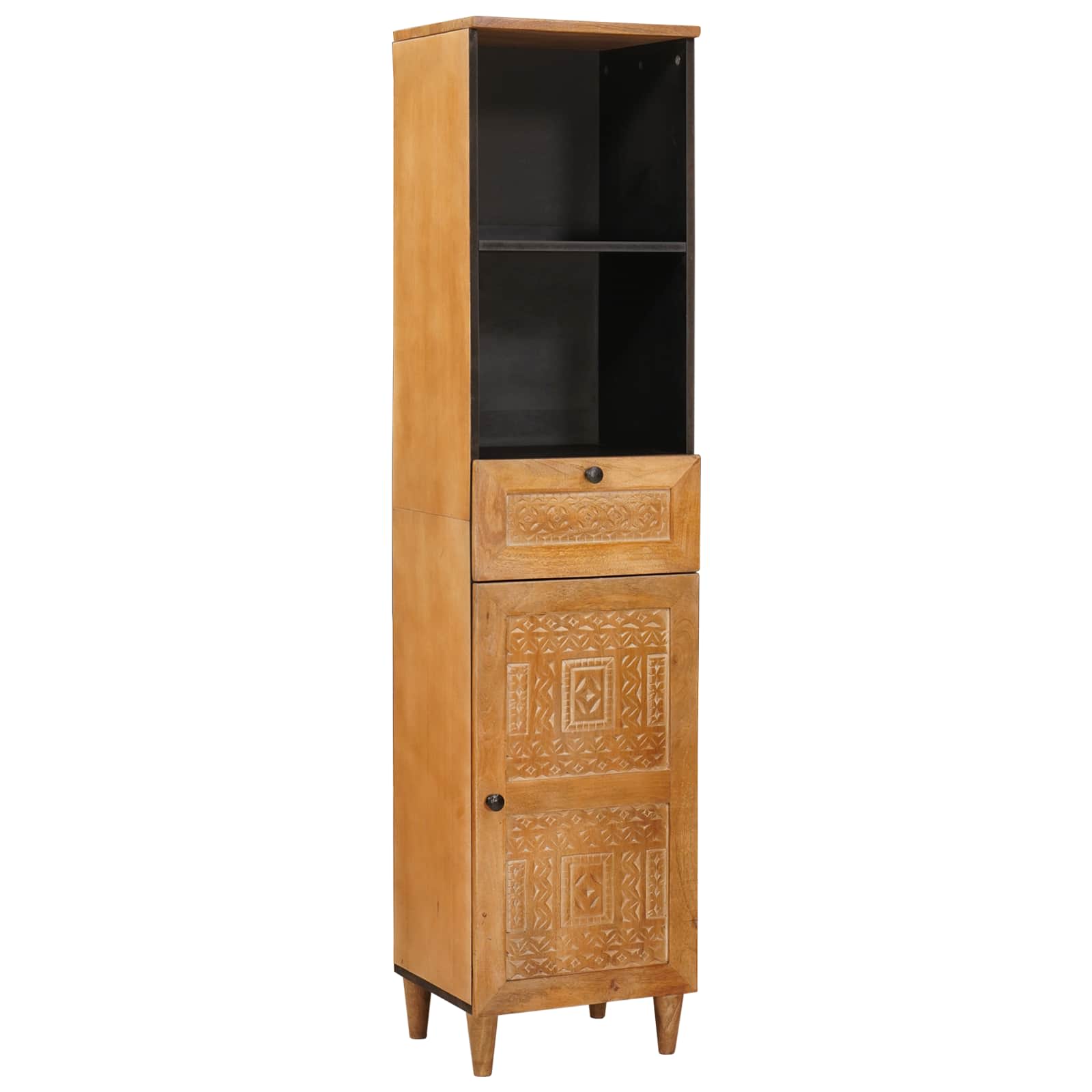 Badezimmermöbel-Set mit Schubladen 3 pcs Braun Holzwerkstoff
