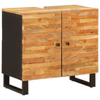 Badezimmer Sets mit Schubladen mit Regal Natur Massivholz Mango