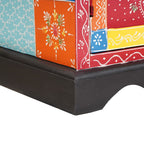 Waschbeckenunterschrank Braun 60 x 35 x 55 cm Massivholz Mango