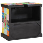 Waschbeckenunterschrank Braun 60 x 35 x 55 cm Massivholz Mango